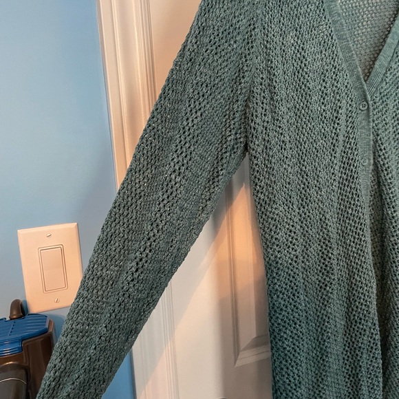 Torrid mesh lightweight green sweater - Picture 4 of 4